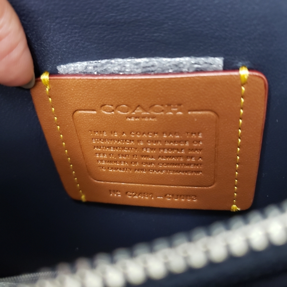 Coach Tabby 26 Tie Dye Metallic Gray Quilted Shoulder Bag - Picture 15 of 15